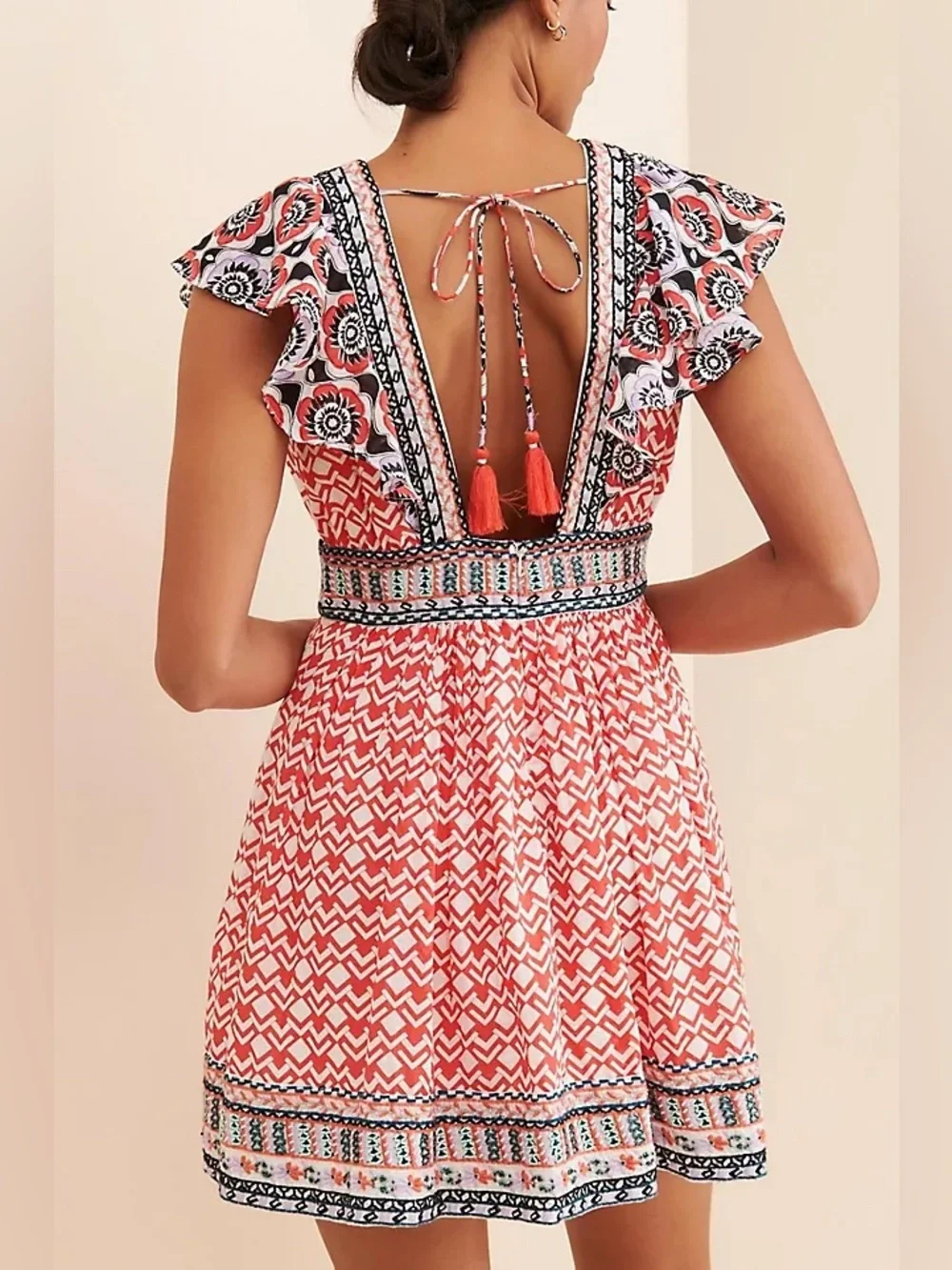 Anthropologie Flutter Dress Size 6 - Picture 2 of 7